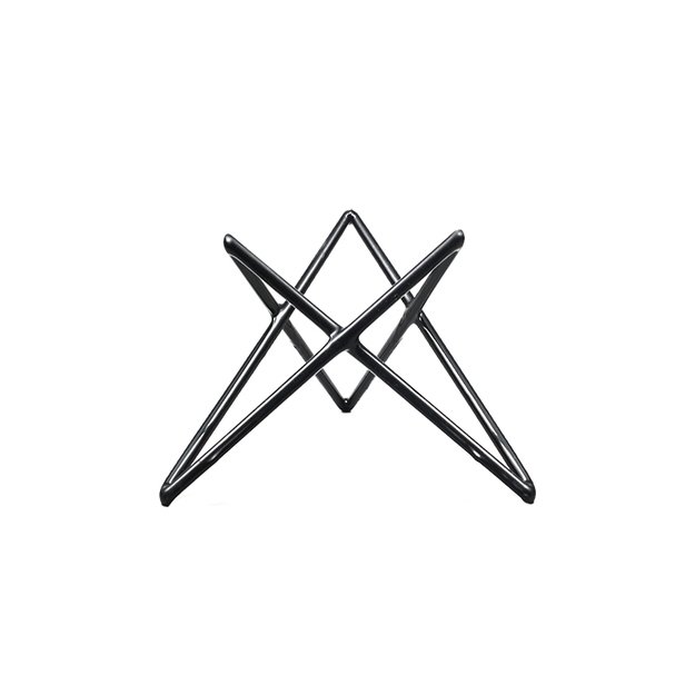 Buffet base Star, 26.5x23x20 cm, black