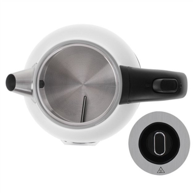 Camry | Kettle with a thermometer | CR 1344 | Electric | 2200 W | 1.7 L | Stainless steel | 360° rotational base | White 2