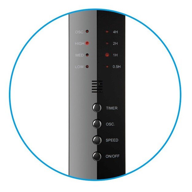 Wentylator stojący 16&rdquo;/40cm NOVEEN F455 pilot 55W
