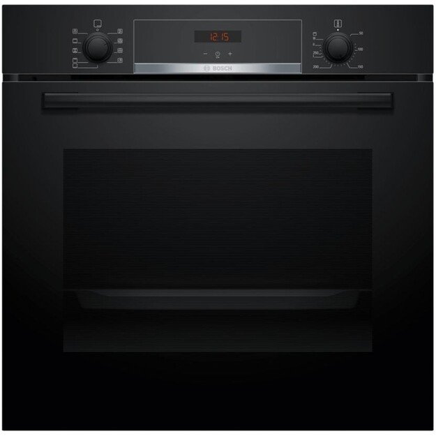 BOSCH HBA514BB3 oven + BOSCH HEZ538000 single-level telescopic runners 4