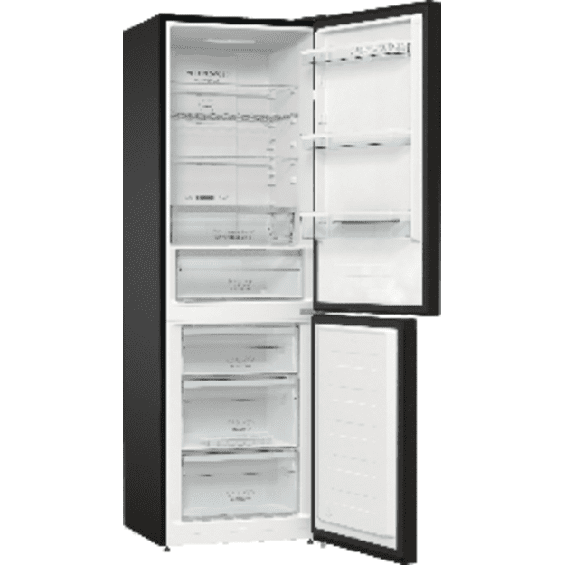 Gorenje NRK619EABXL4 Freestanding Refrigerator-Freezer 300 l E Black