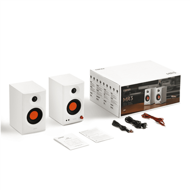 Edifier | Powered Studio Monitor Speakers | MR3 | 18 W | Bluetooth | Wireless connection | 85 dB | White