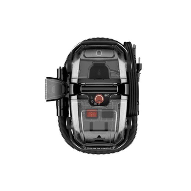 Bissell | Portable Carpet and Upholstery Cleaner | SpotClean HydroSteam Pro | Corded operating | Washing function | 1000 W | Bla