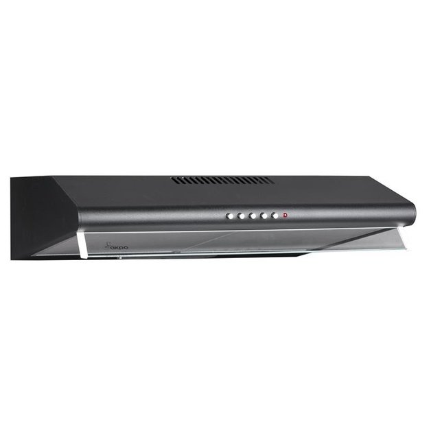 Cooker hood under-cabinet AKPO WK-7 P 3060 CZARNY (159,8 m3/h, 600mm, black color)