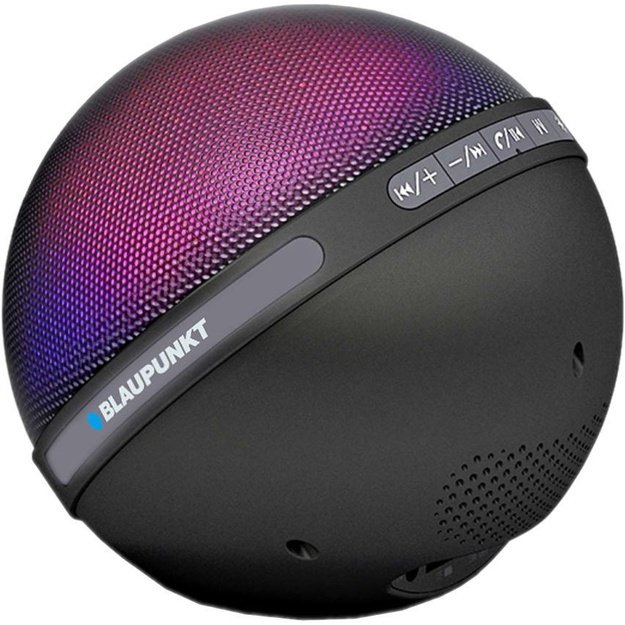 Blaupunkt BT08LED portable speaker Black 5 W