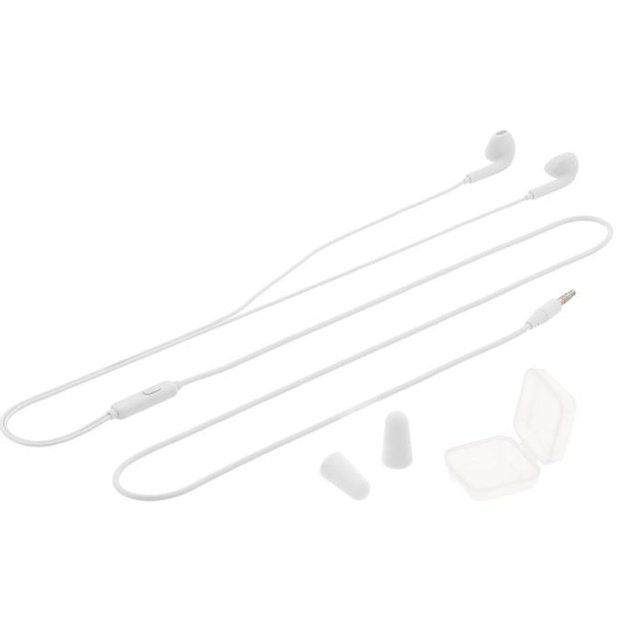 Tellur In-Ear Headset Fly, Noise reduction Memory Foam Ear Plugs white