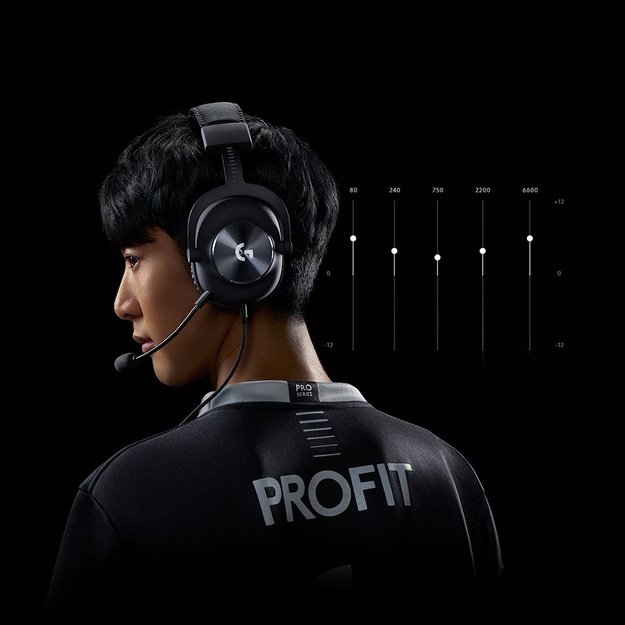 LOGITECH G Pro X Headset full size wired 3.5 mm jack noise isolating