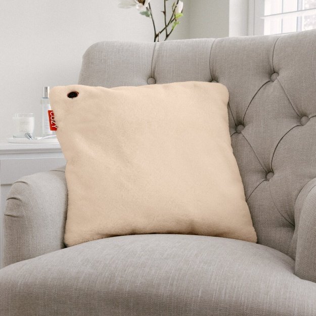 Bodi-Tek COZY Una Heated Comfort Cushion & Power Bank 10000 mAh, Beige