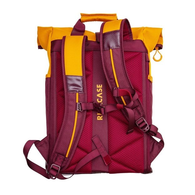 Rivacase Dijon 39.6 cm (15.6 ) Backpack Orange, Red