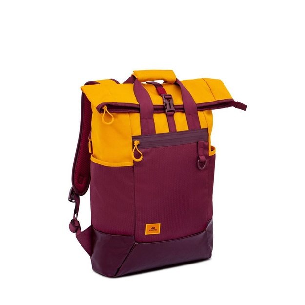 Rivacase Dijon 39.6 cm (15.6 ) Backpack Orange, Red