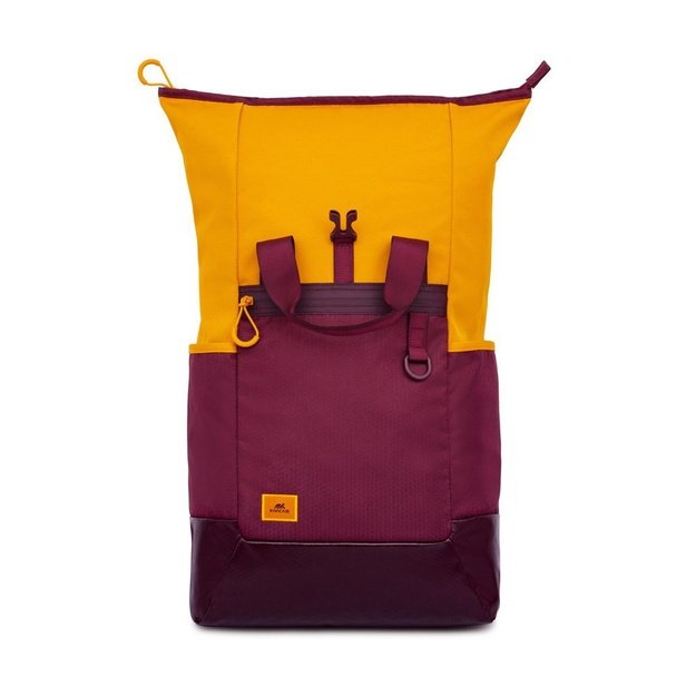 Rivacase Dijon 39.6 cm (15.6 ) Backpack Orange, Red