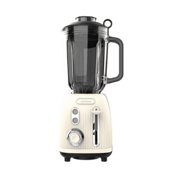 Blender | Power Black Titanium RetroBeige | Cecotec Tabletop | 1200 W | Jar capacity 1.5 L | Jar material Glass | Beige