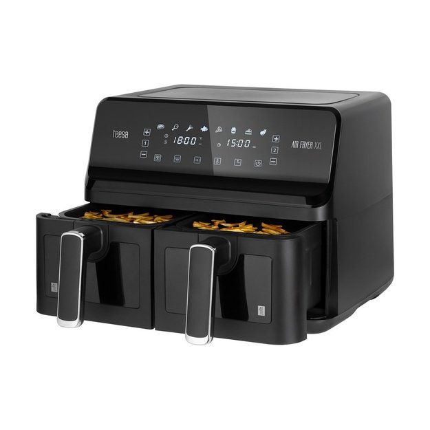 Oil-free fryer TEESA AIR FRYER DUAL POT XXL 8L 2700W