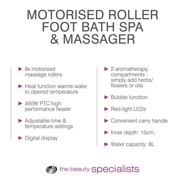 Rio Motorised Roller Foot Bathspa and Massage