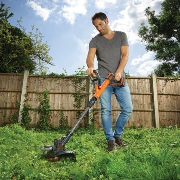 BLACK & DECKER Lawnmower-trimmer STC1840EPC-QW, 18V, 1x4.0 Ah | Cordless