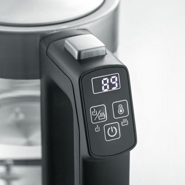 Severin WK 3458 electric kettle 0.5 L 1100 W Black, Transparent