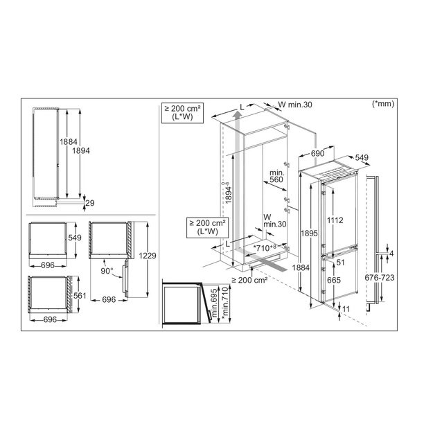 &Scaron;aldytuvas ELECTROLUX E7TNGE75S