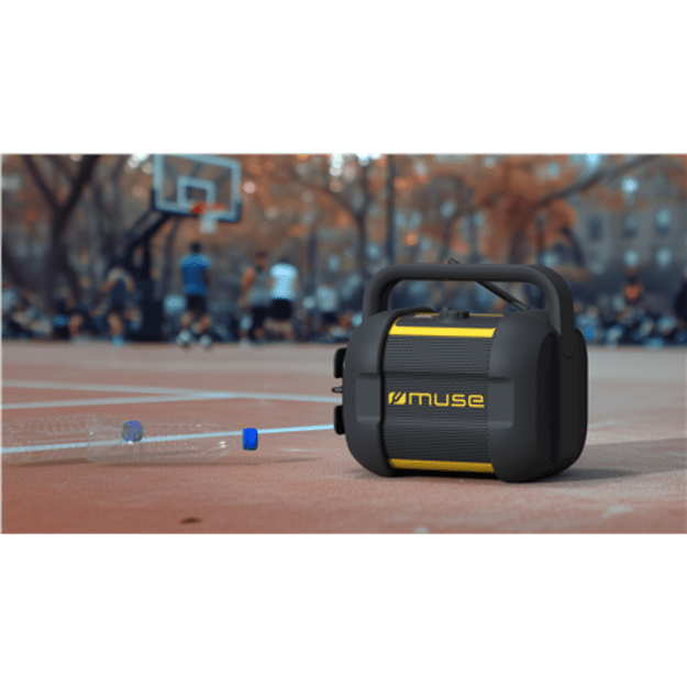 Muse | Jobsite Radio | M-968 BTY | 40 W | Waterproof | Bluetooth | Wireless connection | Portable | NFC features | Black