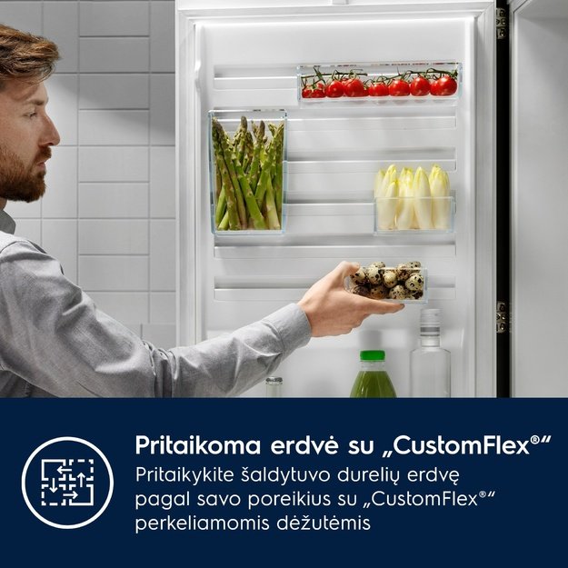 Įmontuojamas &scaron;aldytuvas Electrolux 600, TwinTech, ENCMUSP9S