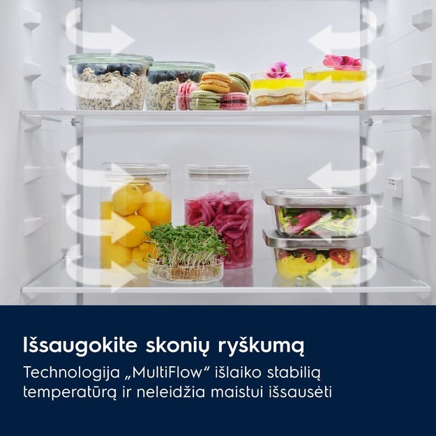 Įmontuojamas &scaron;aldytuvas Electrolux 600, TwinTech, ENCMUSP9S
