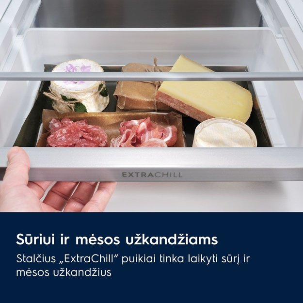 Įmontuojamas &scaron;aldytuvas Electrolux 600, TwinTech, ENCMUSP9S