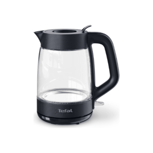 TEFAL Kettle | KO2G08E0 | 2000 W | Electric | 1.7 L | Heat-resistant glass | 360&deg; rotational base | Black/Transparent