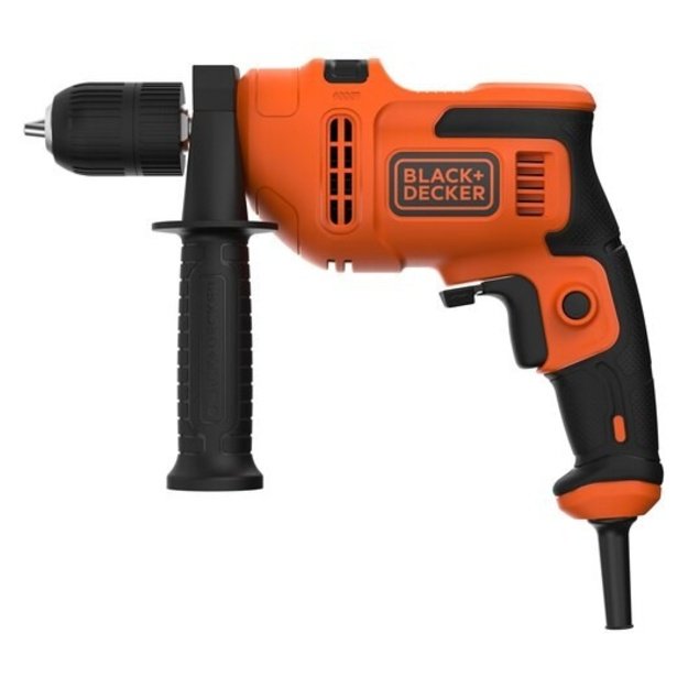 Black & Decker BEH200K-QS drill 2900 RPM Keyless 1.67 kg Black, Orange