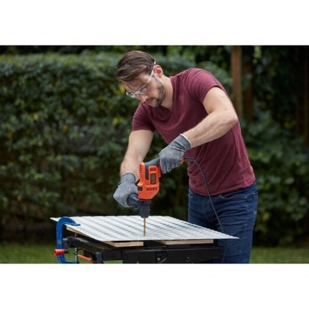 Black & Decker BEH200K-QS drill 2900 RPM Keyless 1.67 kg Black, Orange