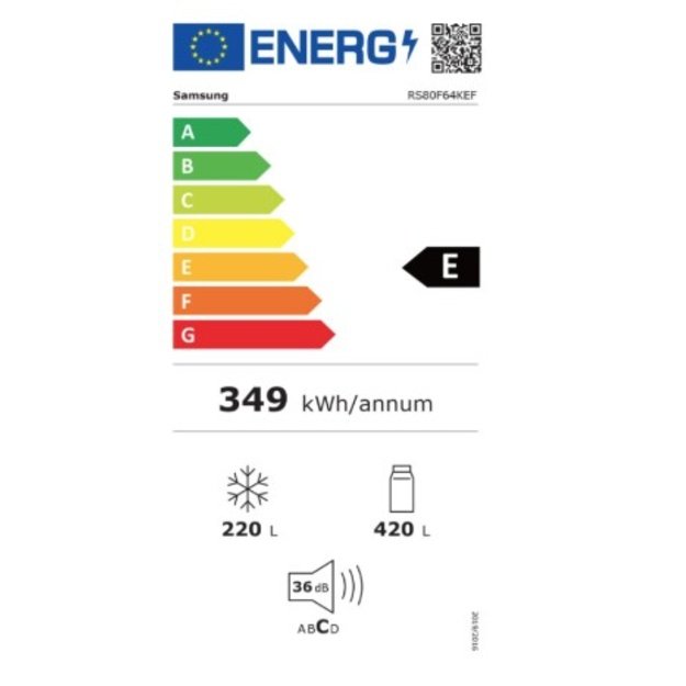 SAMSUNG RS80F64KEFEO
