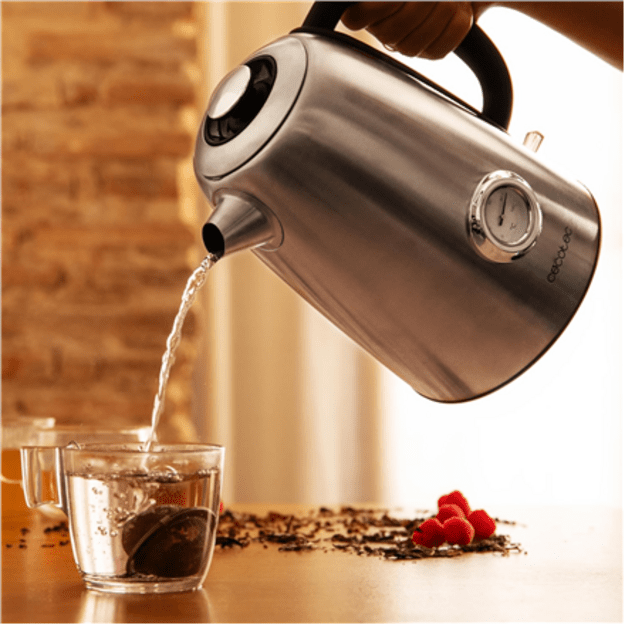 Cecotec Kettle | Thermosense 620 Vintage | Electric | 2200 W | 1.7 L | Stainless steel | 360&deg; rotational base | Stainless steel