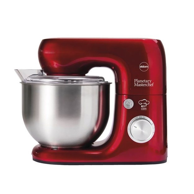 ELDOM WRK1250 CHEF planetary robot, 800 W, 8 speeds, 5 l bowl, red