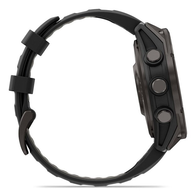 Garmin fēnix 8 Pro 3.56 cm (1.4 ) AMOLED 47 mm Digital 454 x 454 pixels Touchscreen Grey Wi-Fi GPS (satellite)