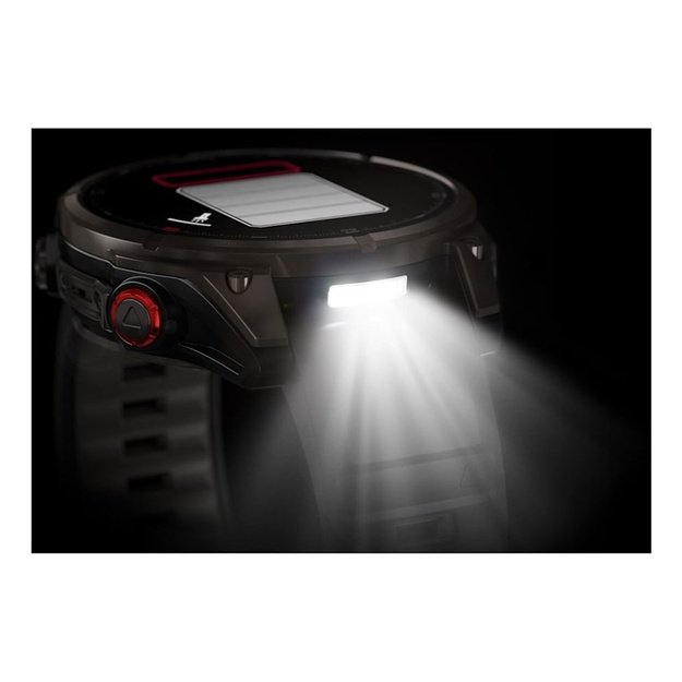 Garmin fēnix 8 Pro 3.56 cm (1.4 ) AMOLED 47 mm Digital 454 x 454 pixels Touchscreen Grey Wi-Fi GPS (satellite)
