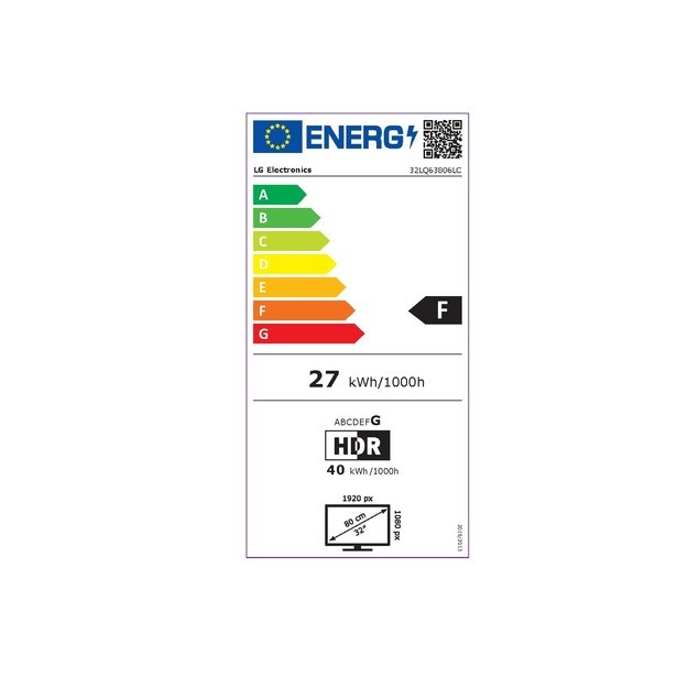 LG 32LQ63806LC TV 81.3 cm (32 ) Full HD Smart TV Wi-Fi White