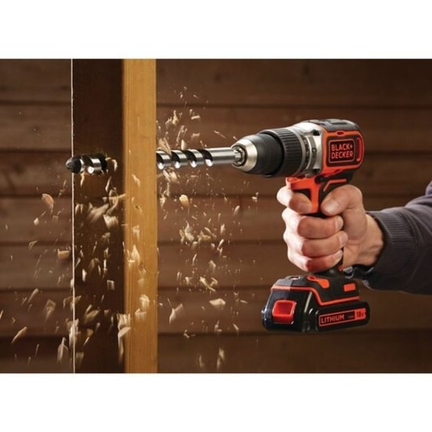 Brushless screwdriver18V, impact, 2 gears, 13 mm handle, 52