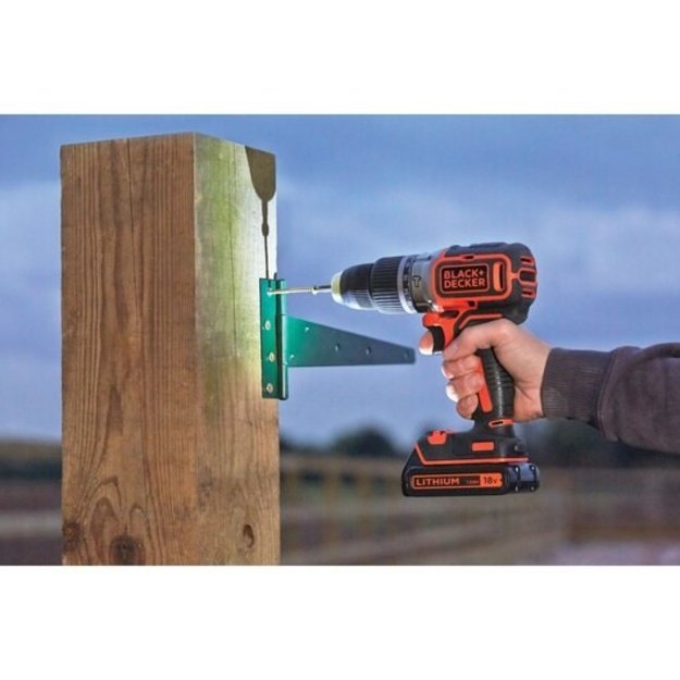 Brushless screwdriver18V, impact, 2 gears, 13 mm handle, 52