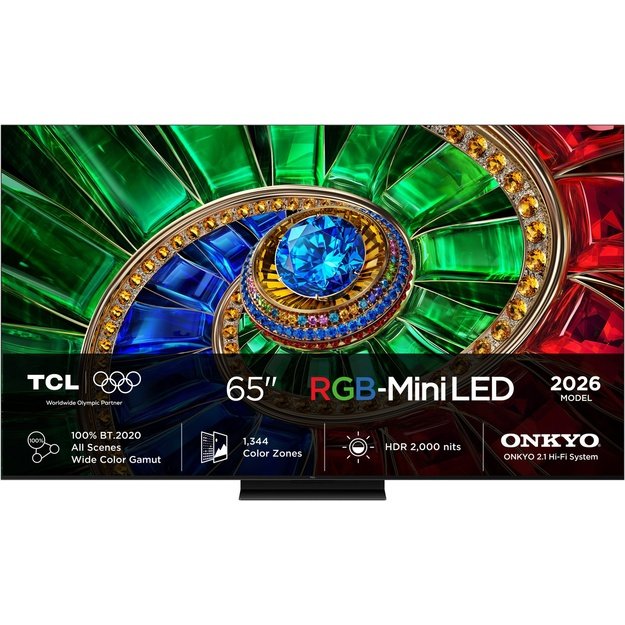 TCL RM7L 65RM7L TV 165.1 cm (65 ) 4K Ultra HD Smart TV Wi-Fi Black 2000 cd/m&sup2;