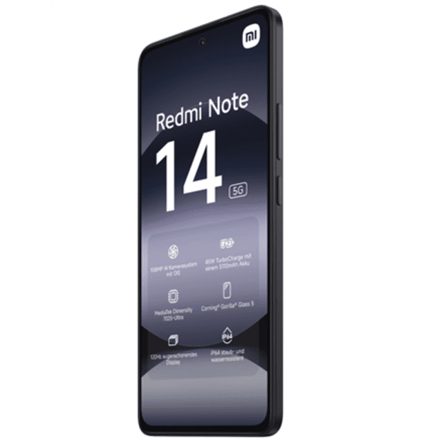 Smartphone Xiaomi Redmi Note 14 5G Midnight Juodas 6/128 GB