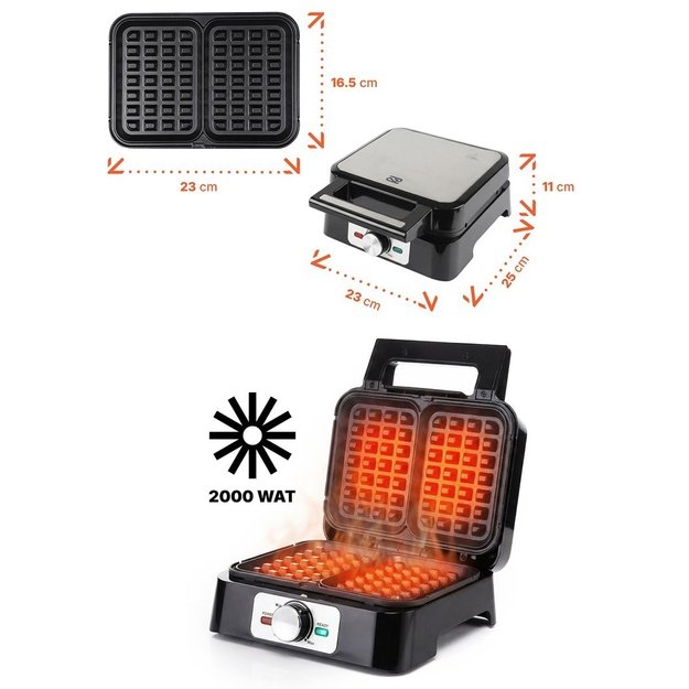 PROMIS Waffle Maker for 2 Waffles