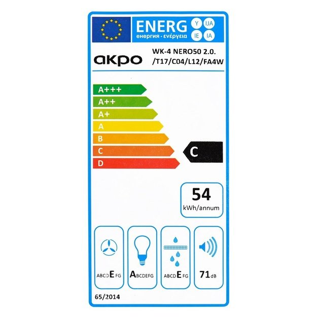 Hood AKPO WK-4 NERO LINE 2.0 50 WHITE T300 LED