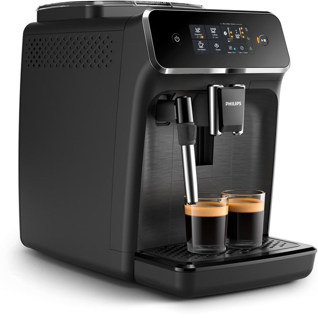 Philips Coffee Maker | EP2220/10 | Pump pressure 15 bar | Built-in milk frother | Automatic | 1500 W | Black