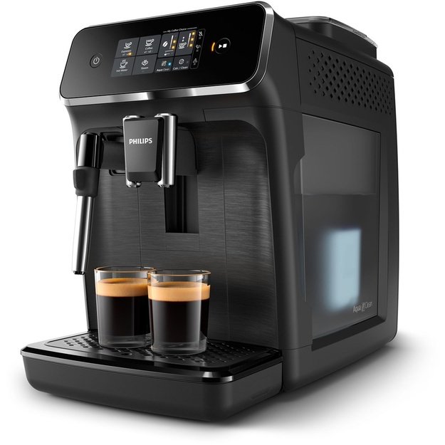 Philips Coffee Maker | EP2220/10 | Pump pressure 15 bar | Built-in milk frother | Automatic | 1500 W | Black