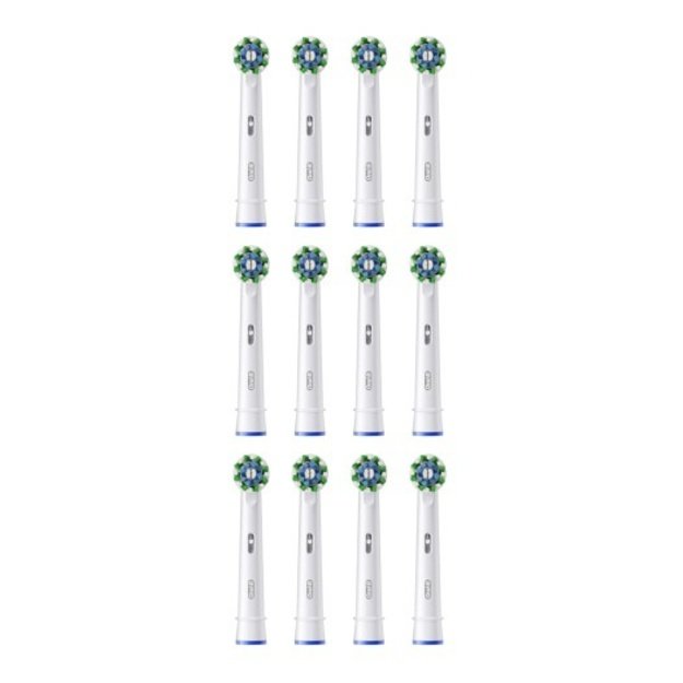 Oral-B Pro Cross Action x12 Dantų &scaron;epetėlio galvutės, Balta