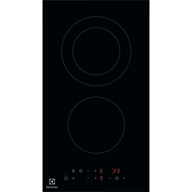 Electrolux LHR3233CK hob Black Built-in Ceramic 2 zone(s)