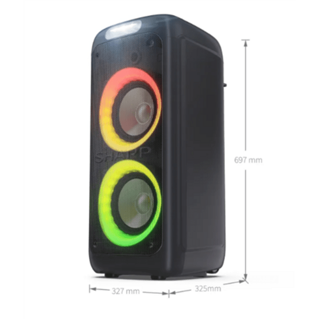 Sharp PS-949 Party Speaker with Built-in Battery | Sharp | Party Speaker | PS-949 XParty Street Beat | 132 W | Waterproof | Blue