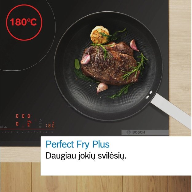 Įmontuojama indukcinė kaitlentė Bosch Serija 6, PVS81AHC1E, 80 cm