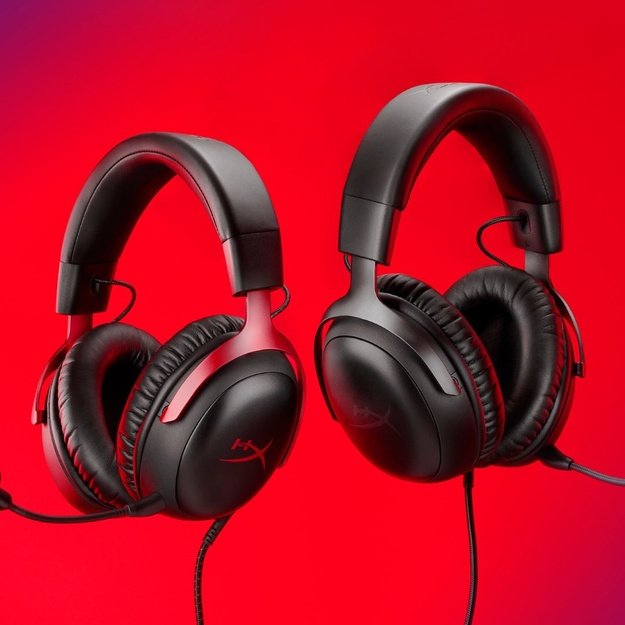 HyperX Cloud III - Gaming Headset (Black/Red)