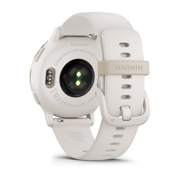 Garmin Vivoactive 5 3.05 cm (1.2 ) AMOLED Digital 390 x 390 pixels Touchscreen White Wi-Fi GPS (satellite)