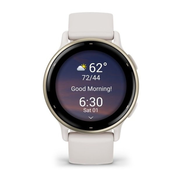 Garmin Vivoactive 5 3.05 cm (1.2 ) AMOLED Digital 390 x 390 pixels Touchscreen White Wi-Fi GPS (satellite)