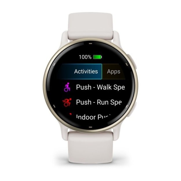 Garmin Vivoactive 5 3.05 cm (1.2 ) AMOLED Digital 390 x 390 pixels Touchscreen White Wi-Fi GPS (satellite)